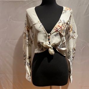 Flynn Skye Riley top in white rose